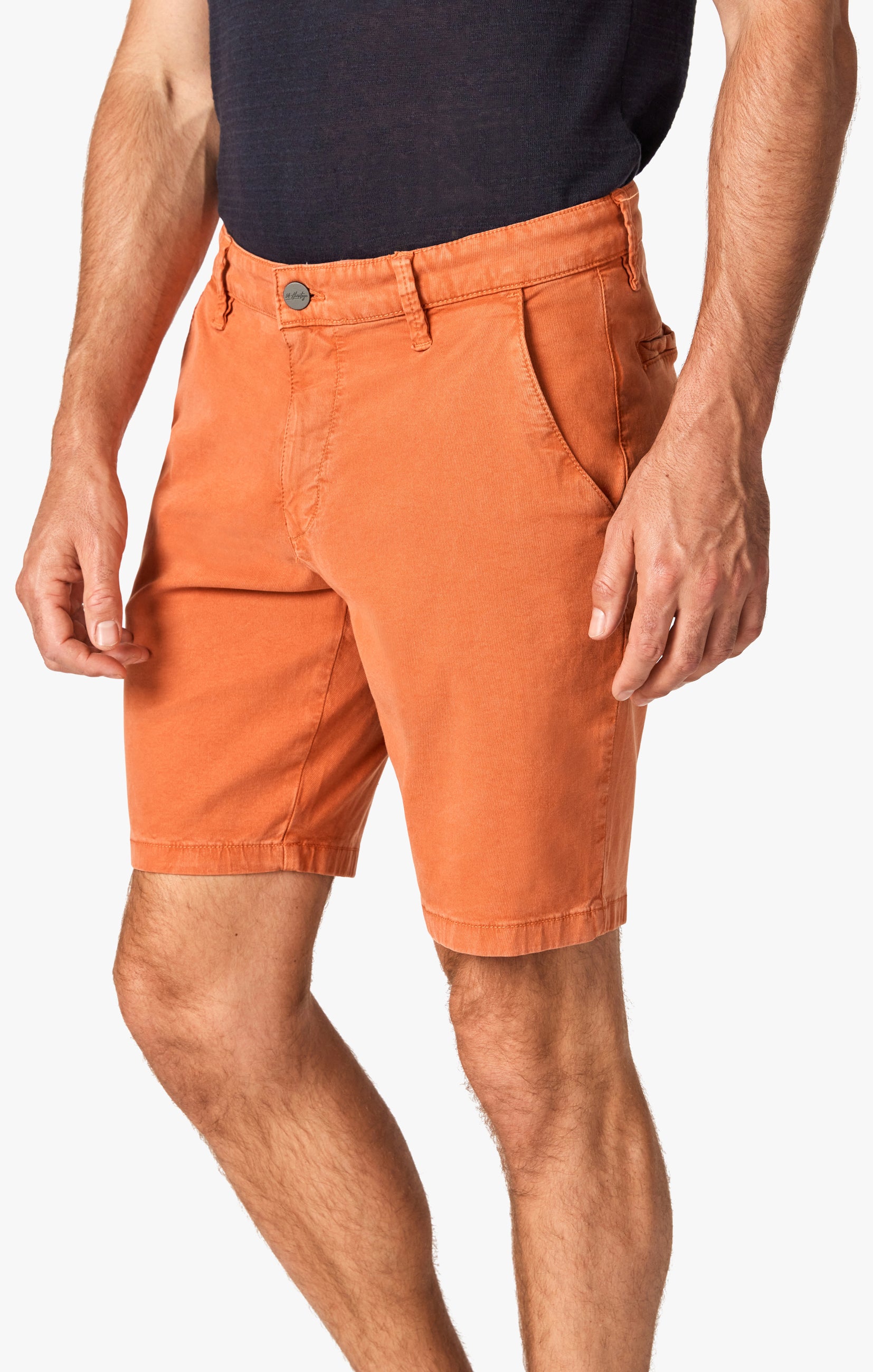 Arizona Shorts In Orange Rust Soft Touch Image 4