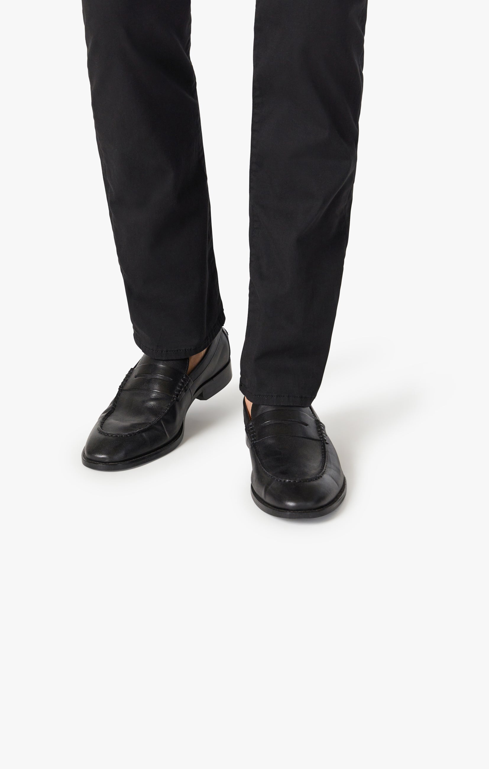 Courage Straight Leg Pants in Black Twill Image 6