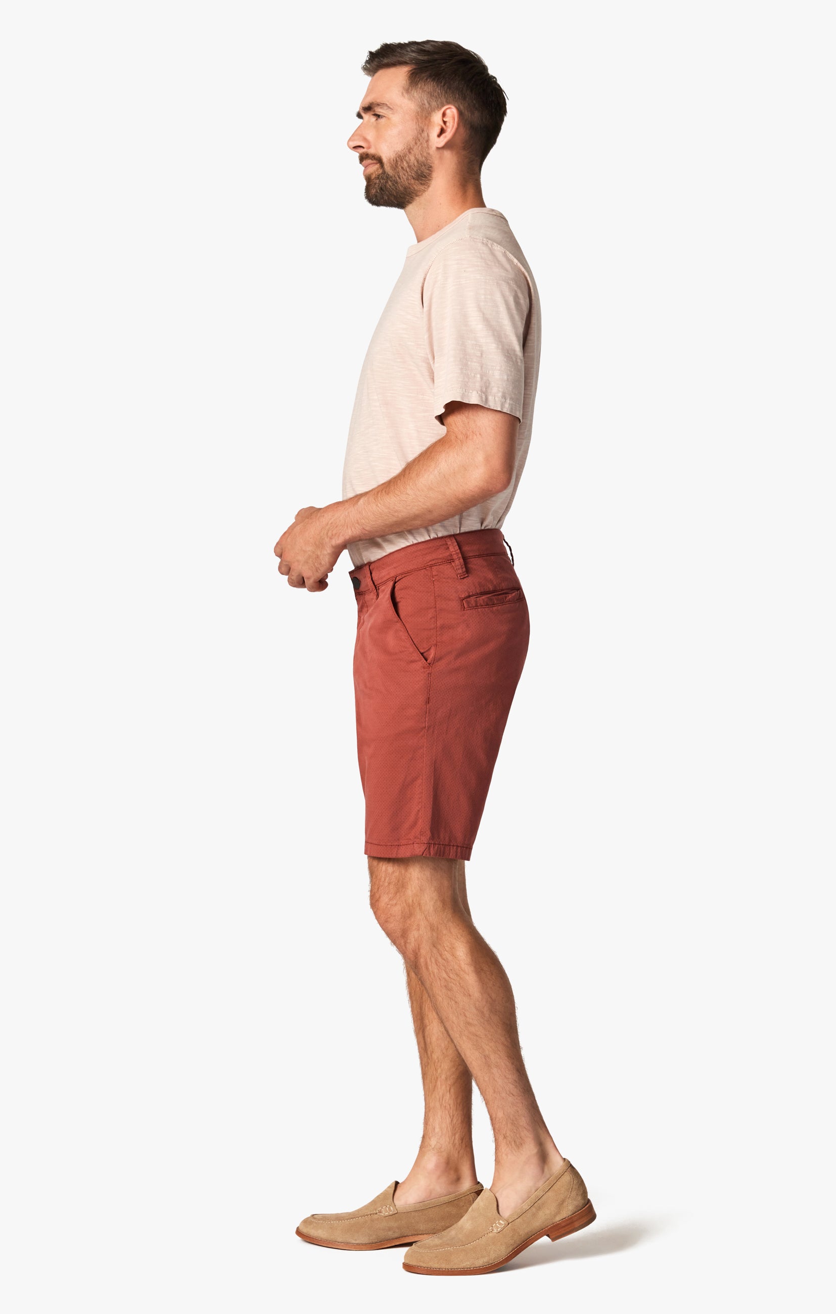 Arizona Slim Shorts in Rosewood Dot Image 2
