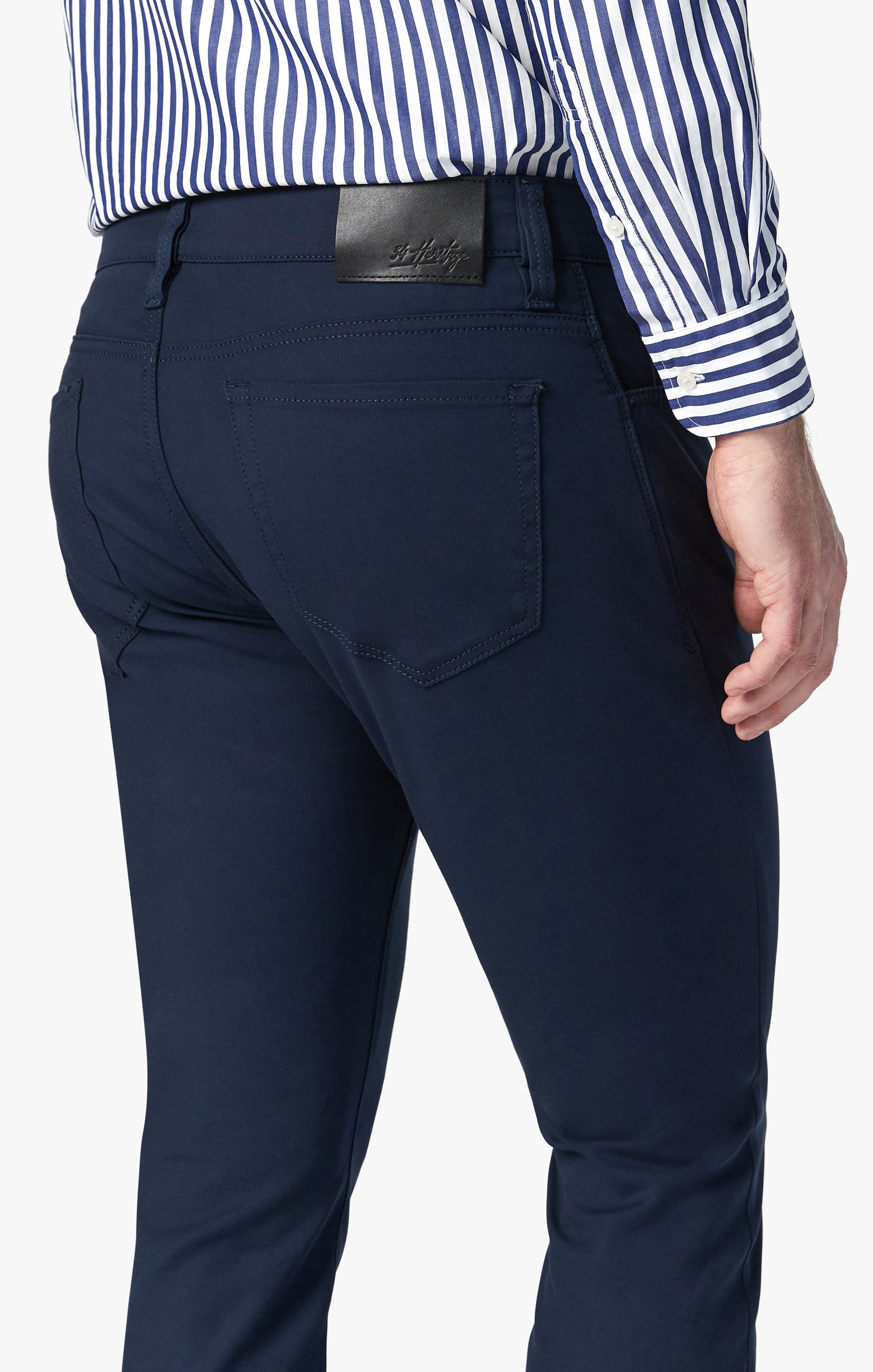 Courage Straight Leg Pants In Navy High Flyer Image 6