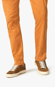 Cool Tapered Leg Pants In Almond Twill