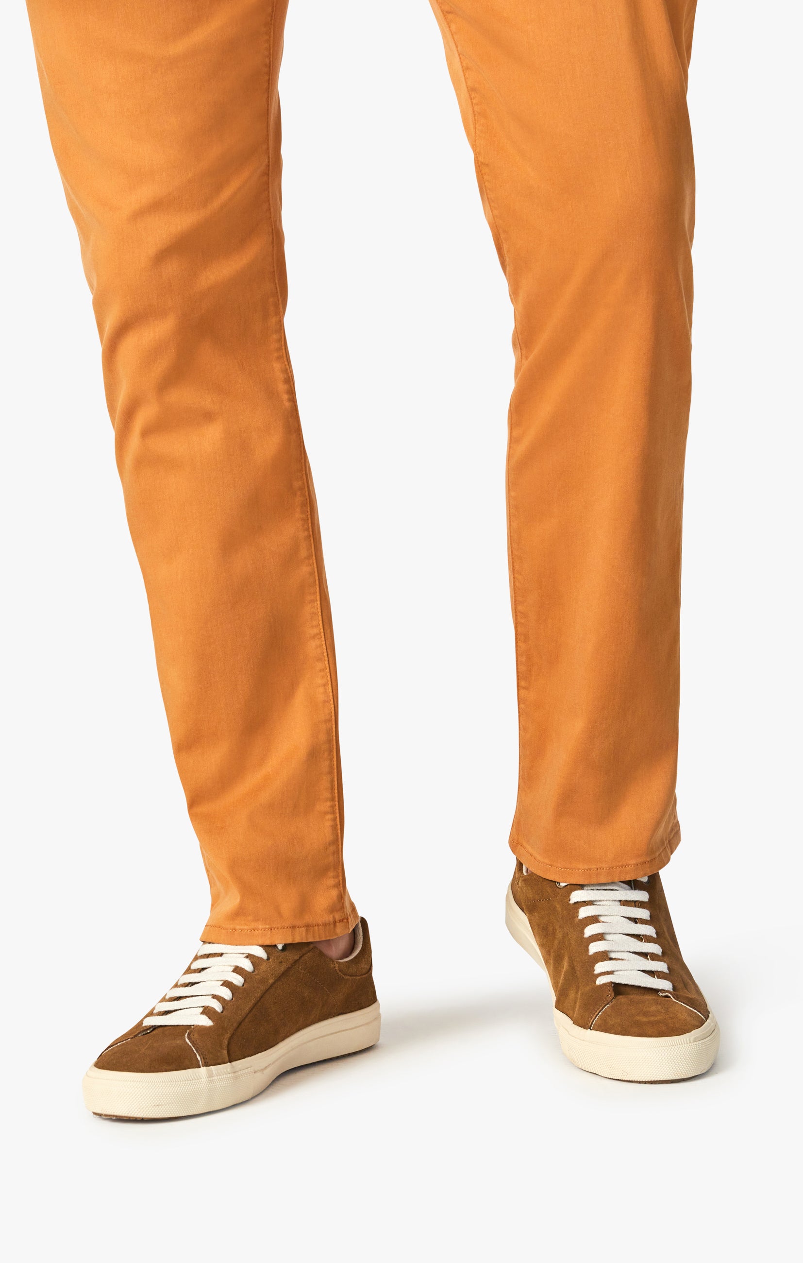 Cool Tapered Leg Pants In Almond Twill Image 5
