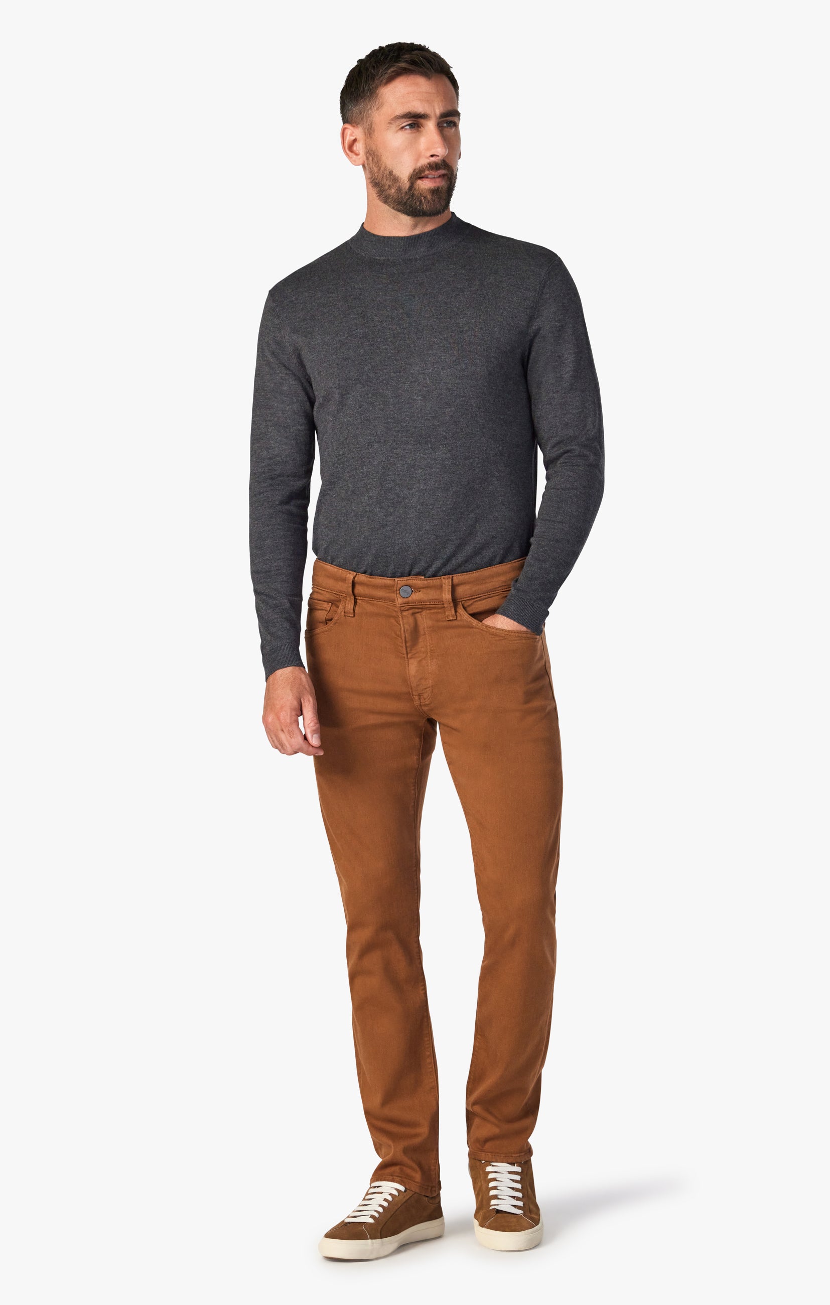 Courage Straight Leg Pants In Copper Comfort Image 1