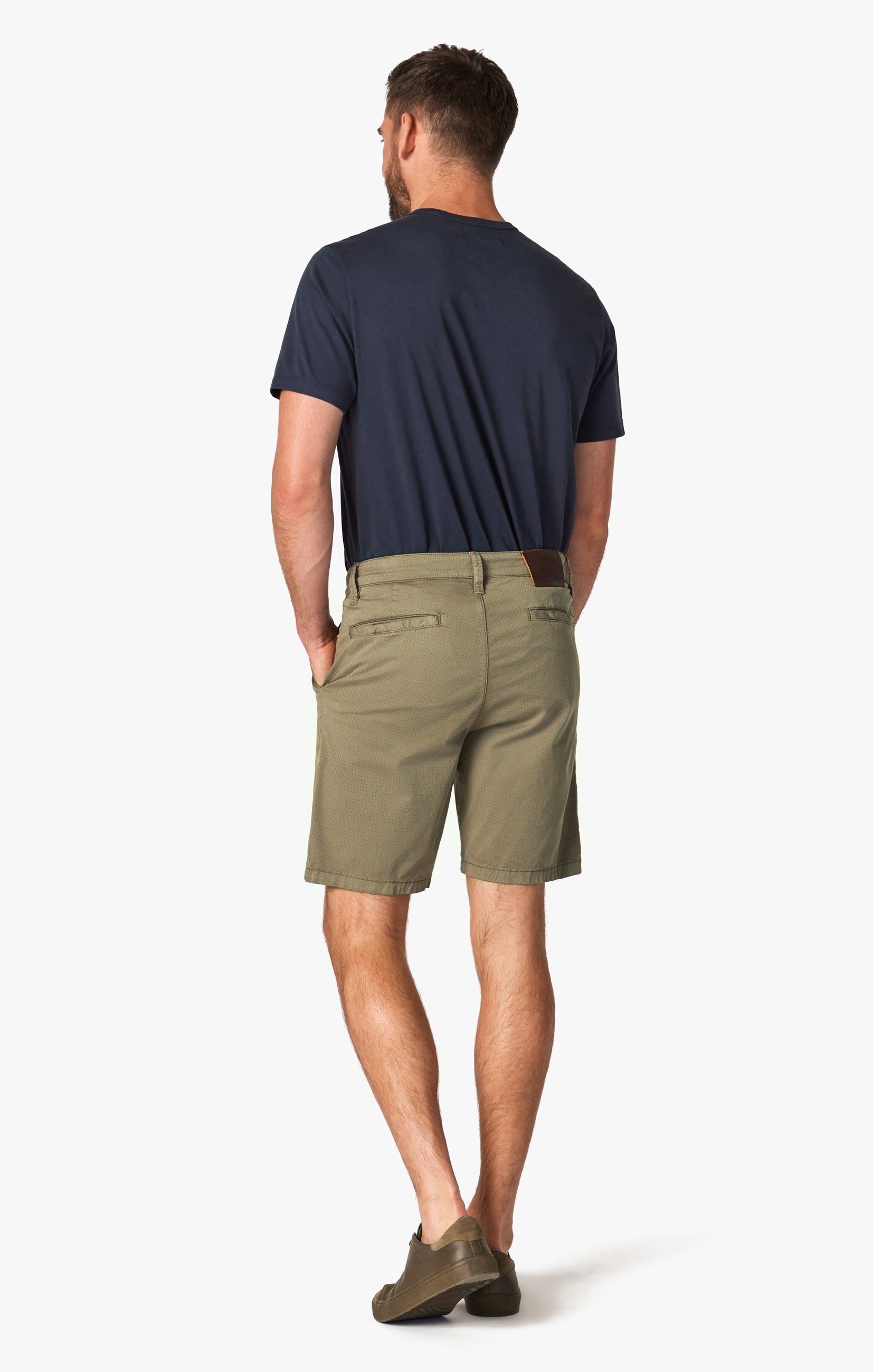 Arizona Slim Shorts in Dusty Olive Dot Image 4