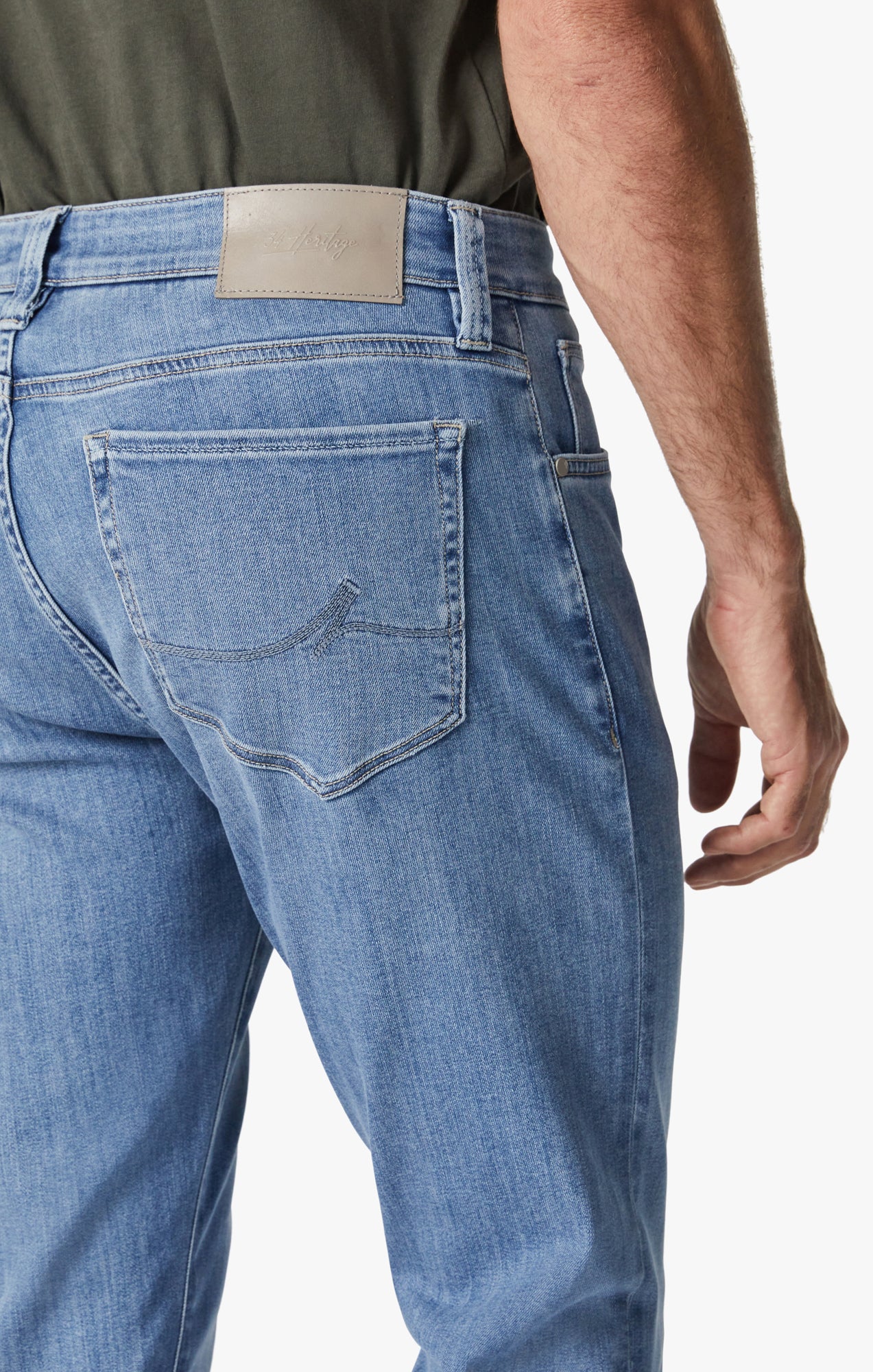 Cool Tapered Leg Jeans In Light Brushed Urban Image 5