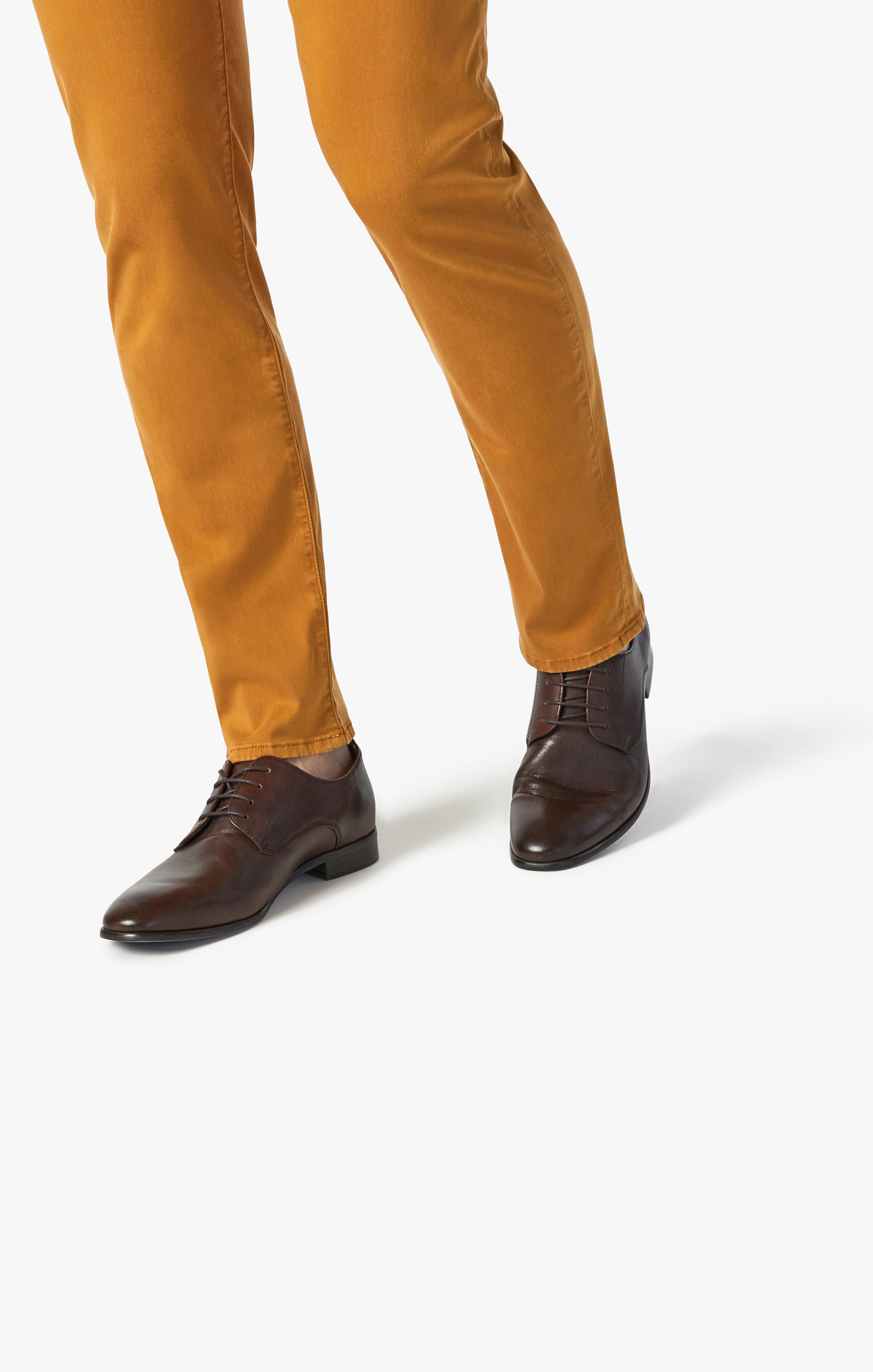 Courage Straight Leg Pants In Golden Brown Twill Image 3
