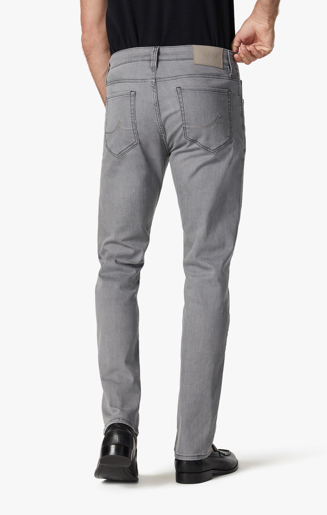 Courage Straight Leg Jeans In Smoke Italy Image 4
