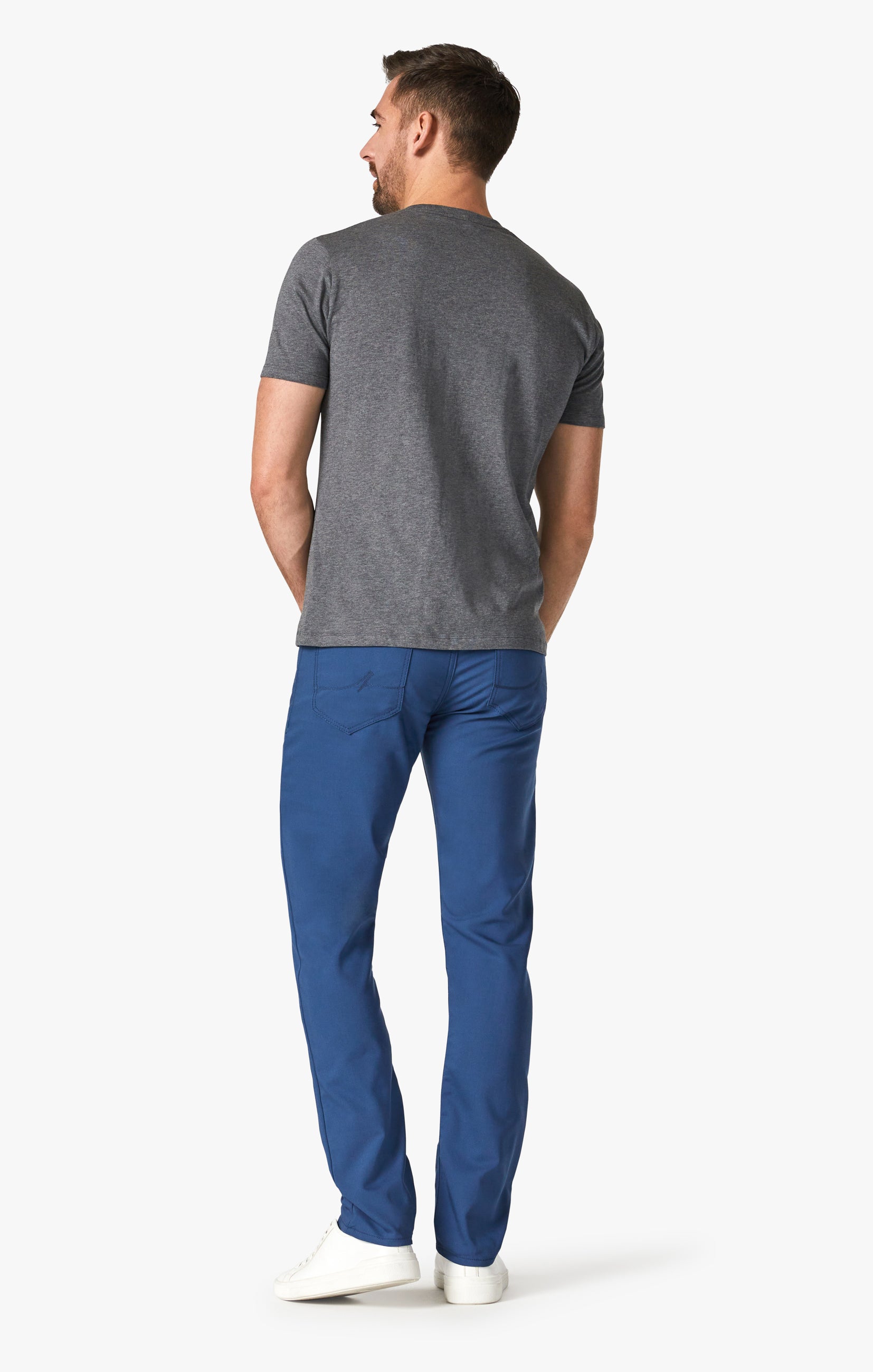 Courage Straight Leg Jeans in Cobalt Commuter Image 9