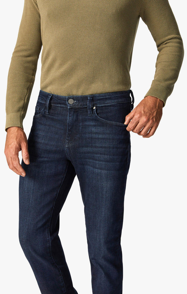 Champ Athletic Fit Jeans In Deep Urban