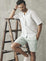 Nevada Shorts In Mint Soft Touch