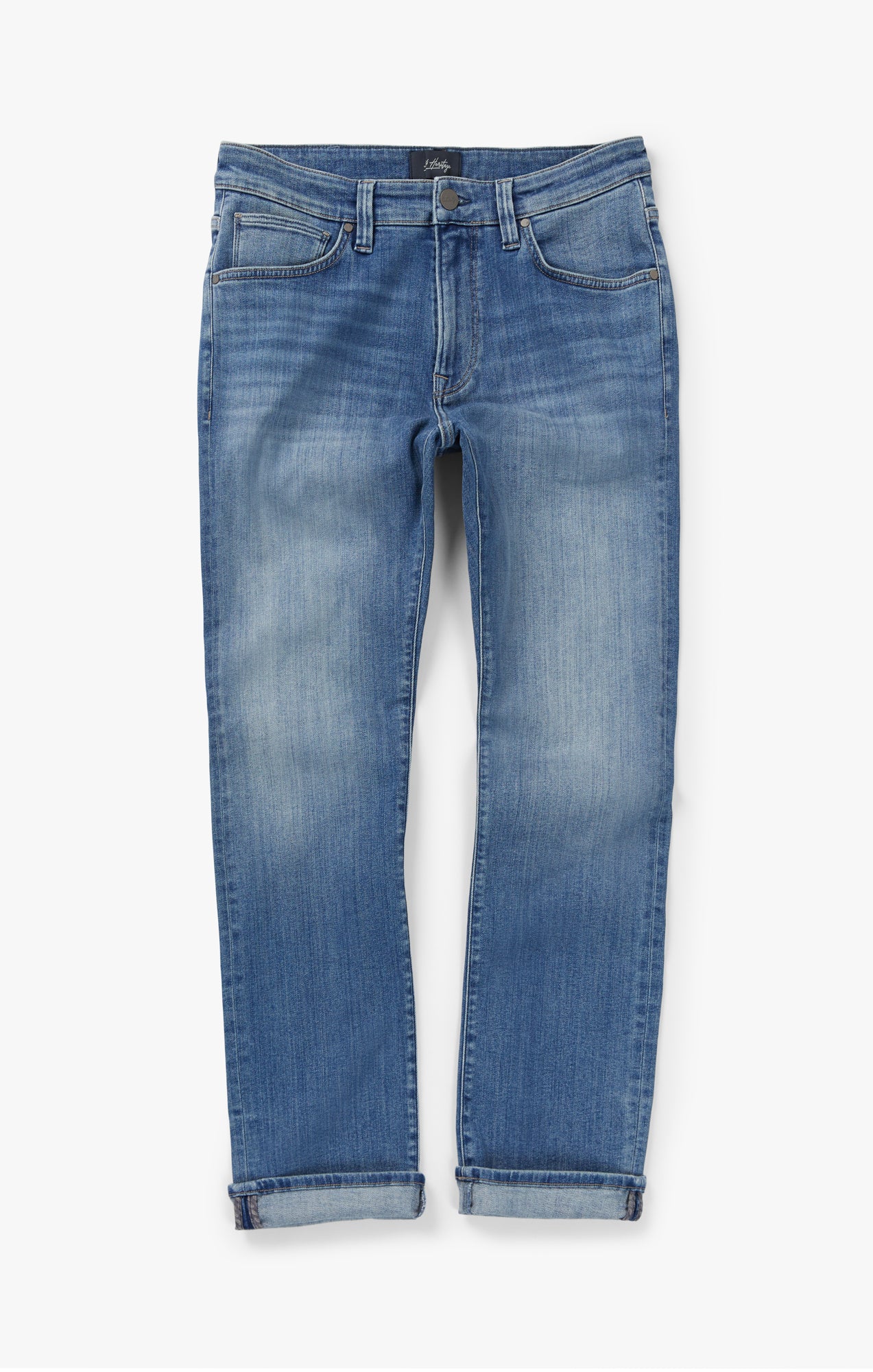 Courage Straight Leg Jeans In Mid Brushed Organic Image 7