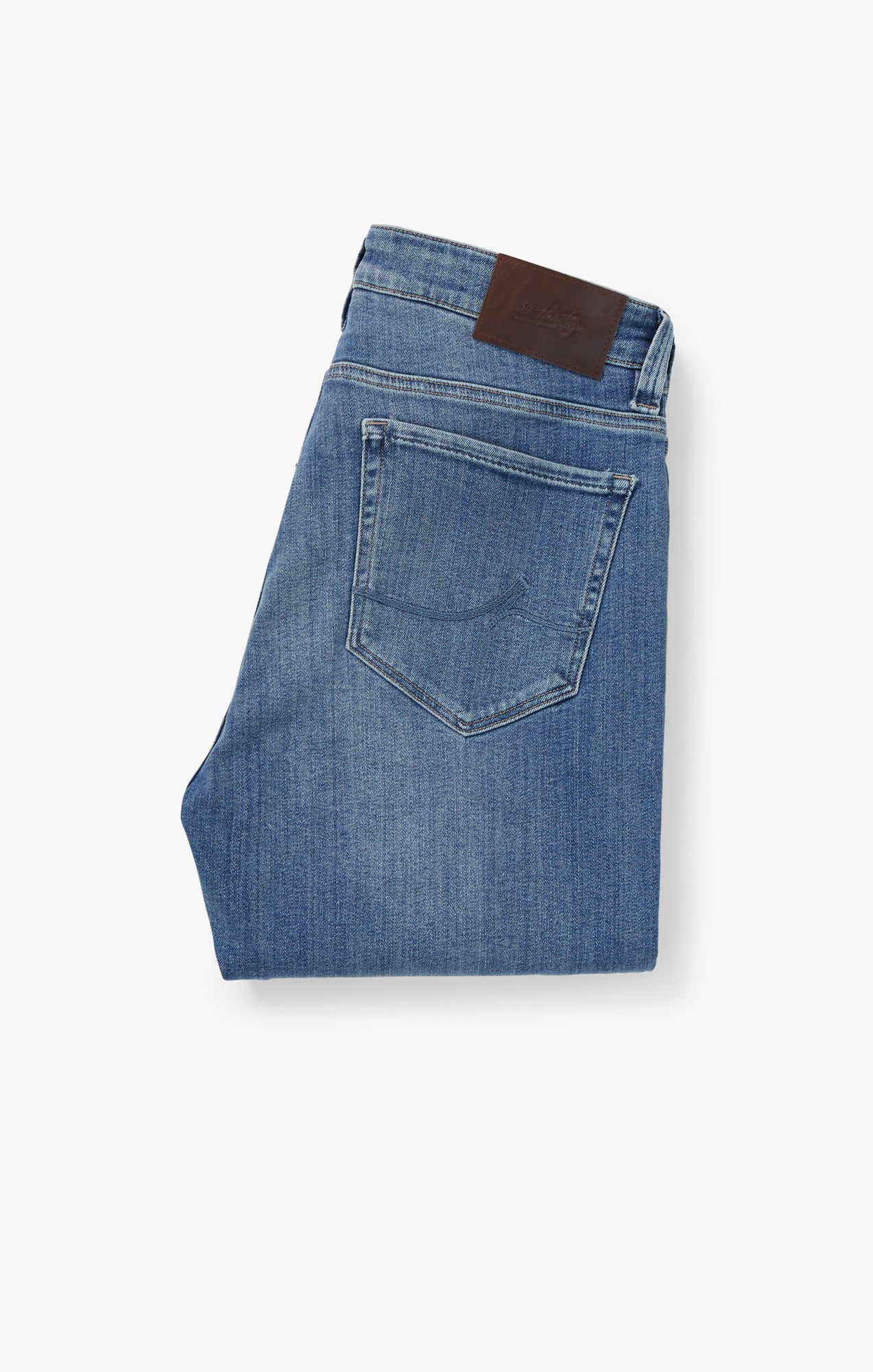 Courage Straight Leg Jeans In Mid Brushed Organic Image 8