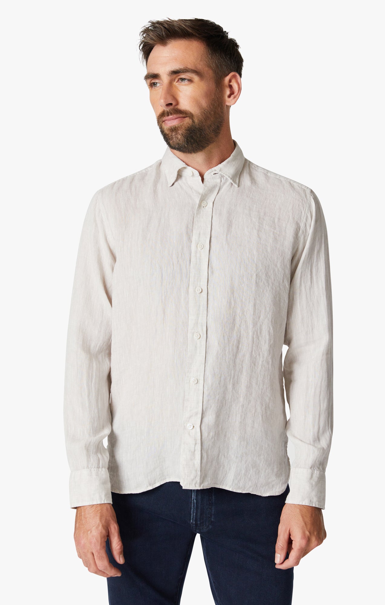 Linen Shirt in Simply Taupe Image 1
