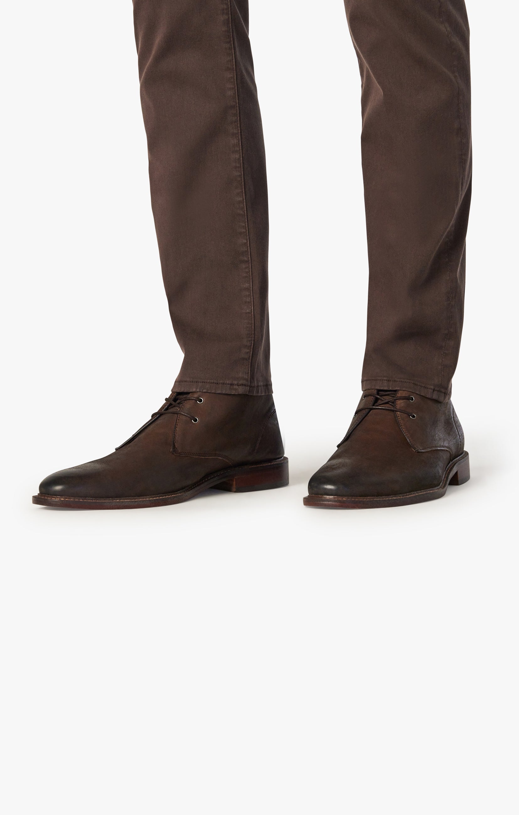 Cool Tapered Leg Pants In Fudge Twill Image 6
