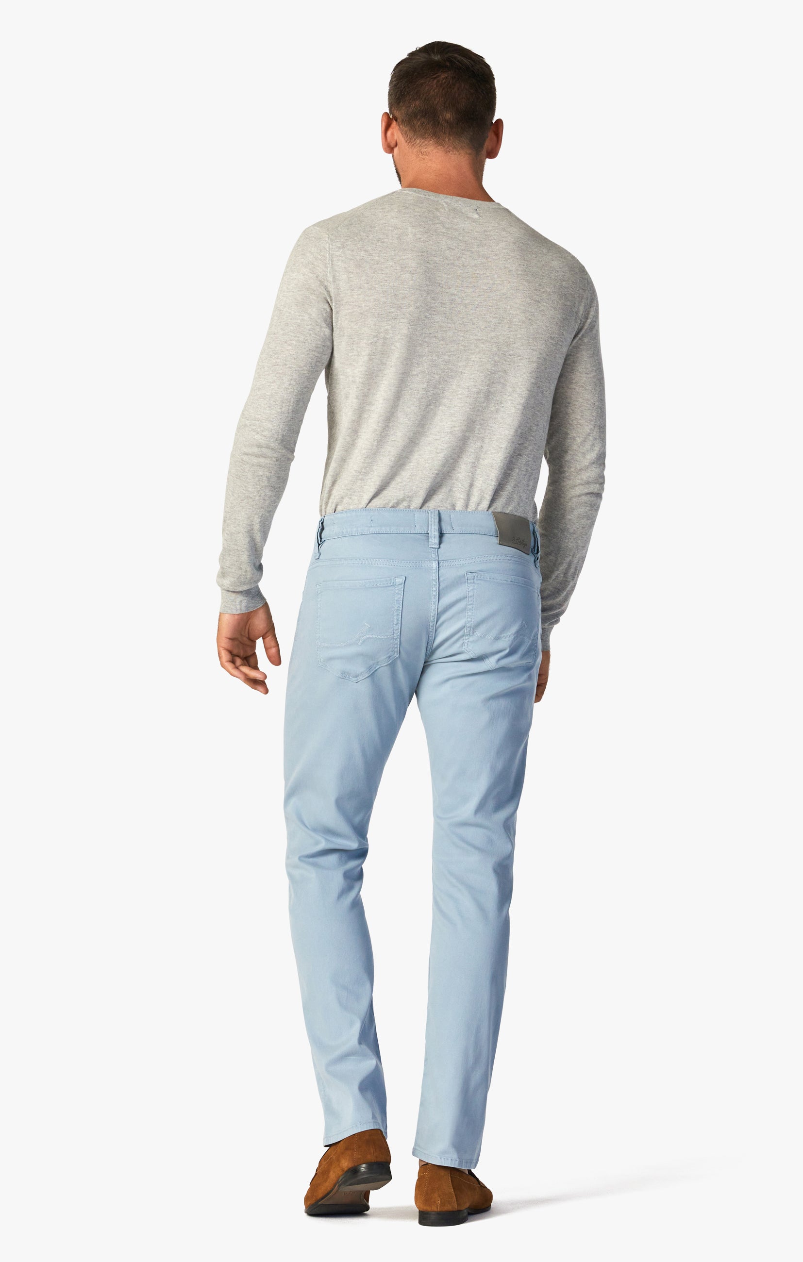 Courage Straight Leg Pants In French Blue Soft Touch