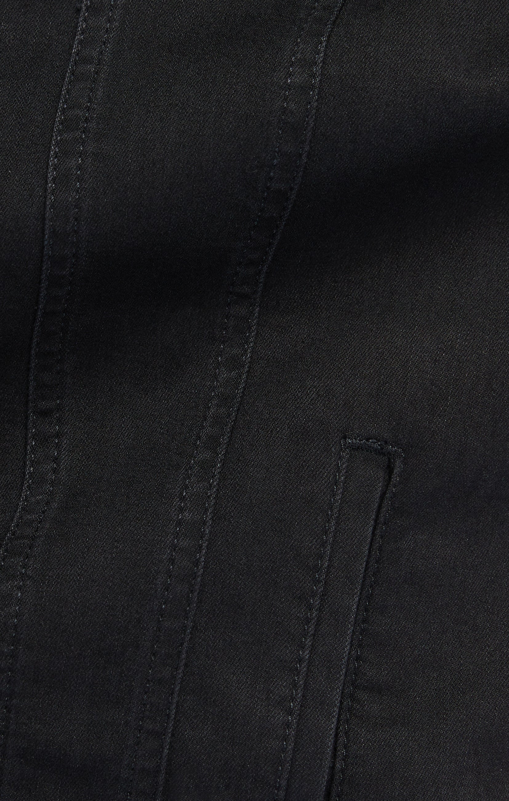 Travis Jacket in Black Brushed Denim