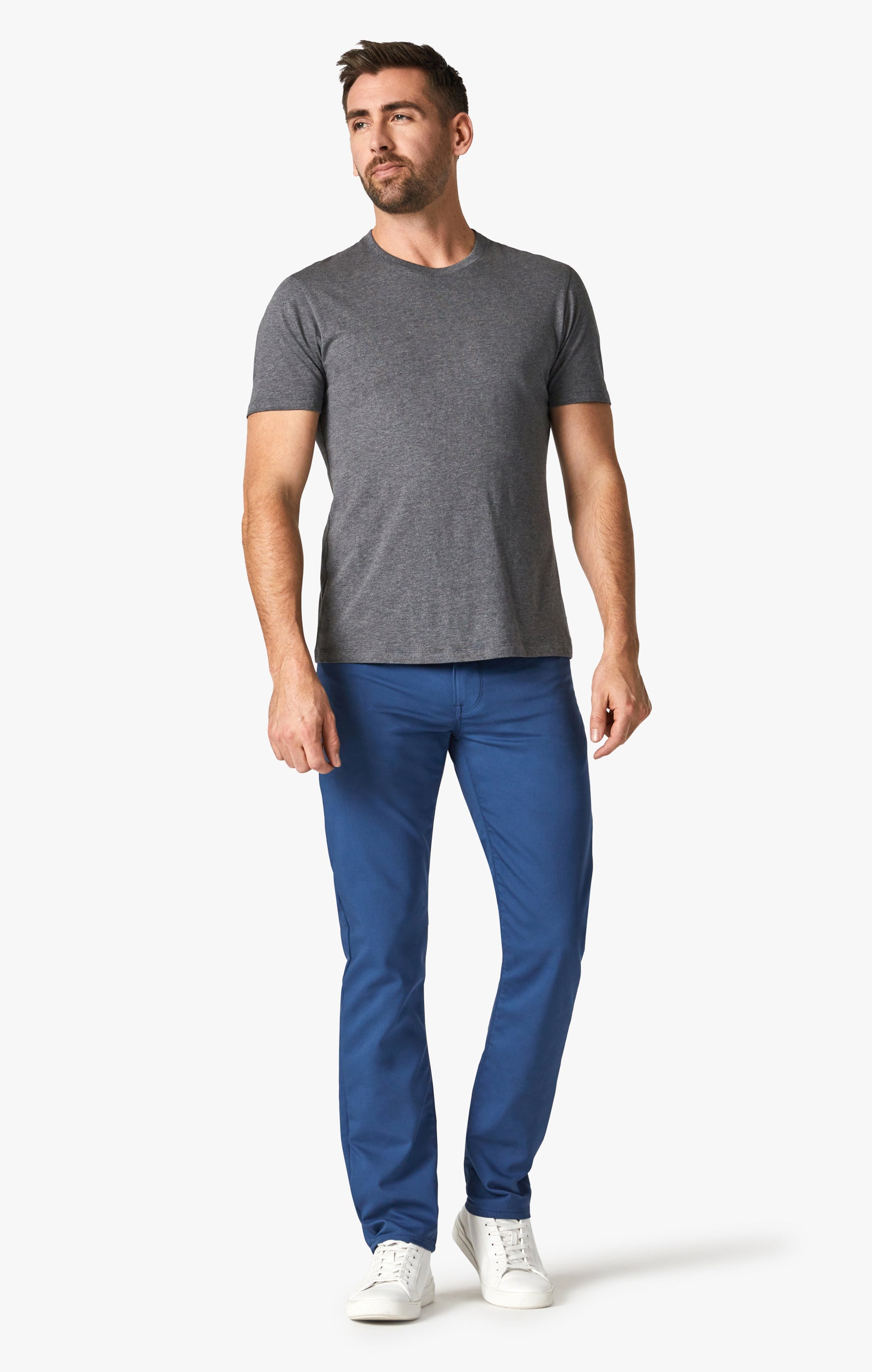 Courage Straight Leg Jeans in Cobalt Commuter Image 1