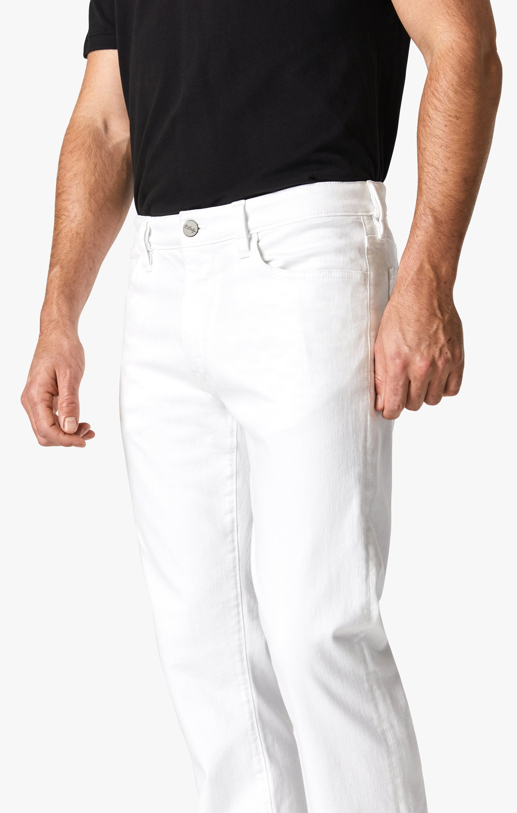Courage Straight Leg Pants In Double White Comfort Image 3