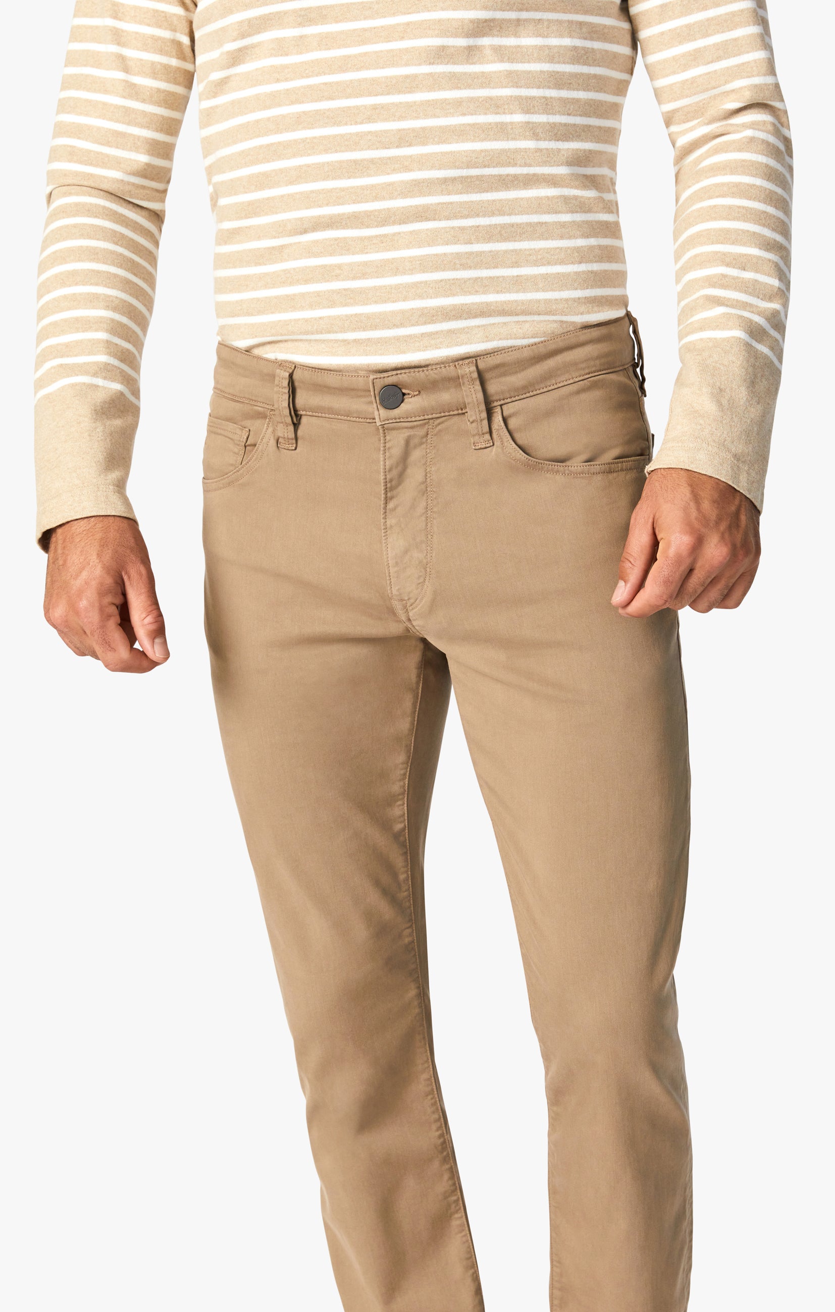 Courage Straight Leg Pants In Roasted Cashew Twill Image 5