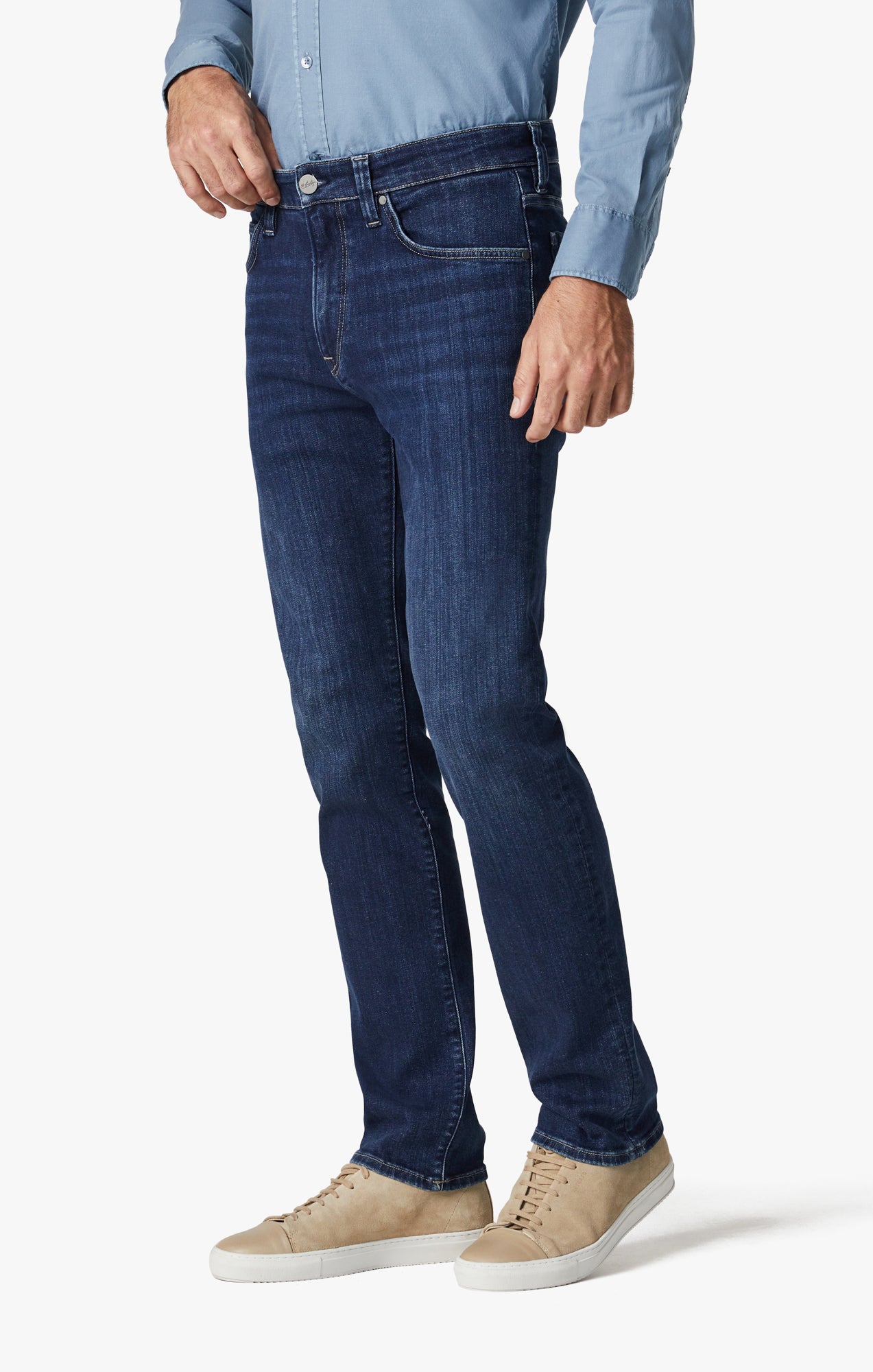 Courage Straight Leg Jeans In Deep Brushed Organic Image 5