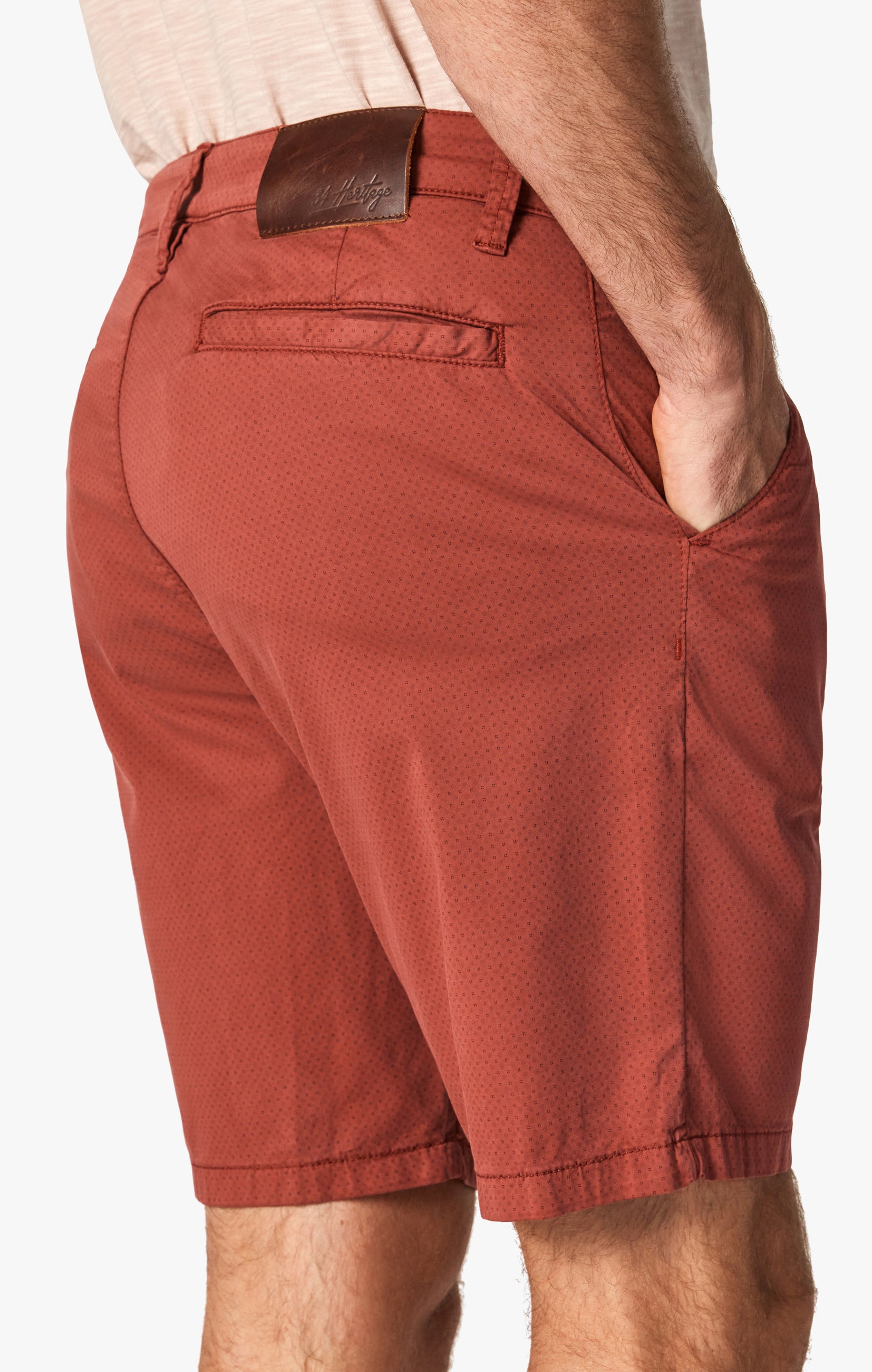 Arizona Slim Shorts in Rosewood Dot Image 5