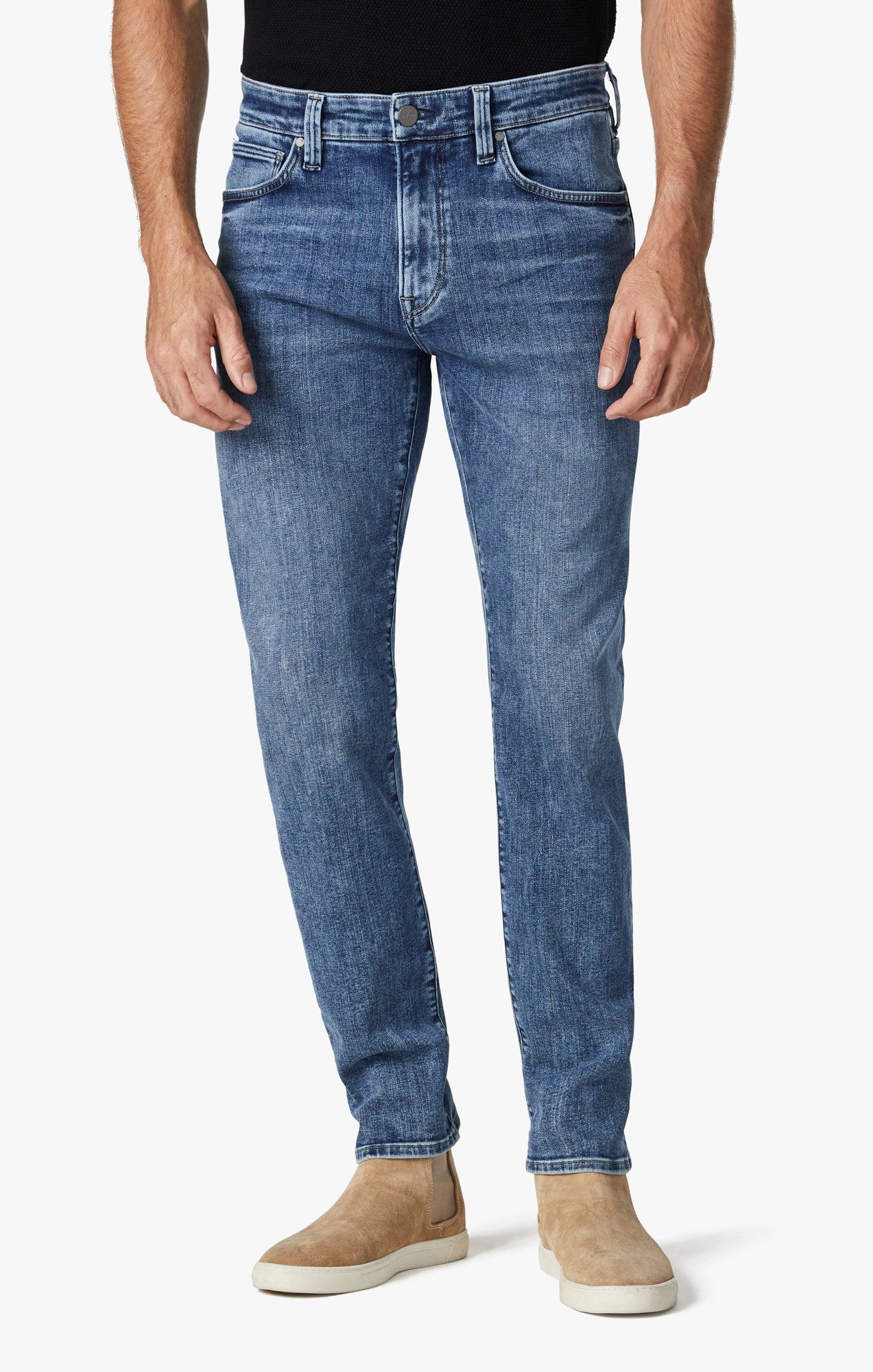 Cool Tapered Leg Jeans In Dark Organic Image 2