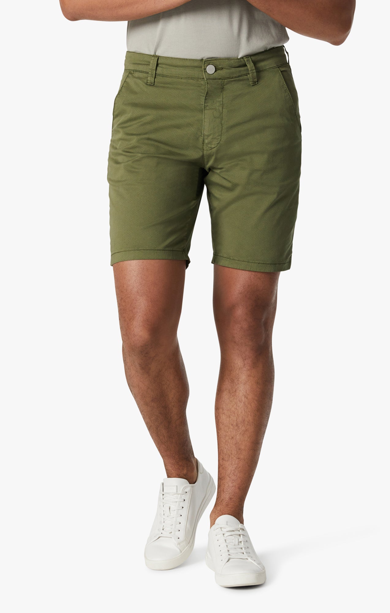 Arizona Shorts In Green Tie Print Image 2
