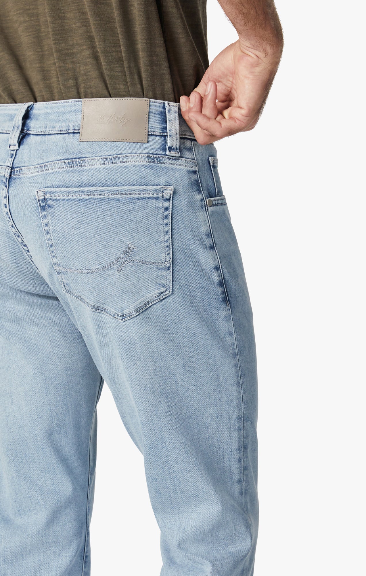 Courage Straight Leg Jeans In Bleached Urban Image 5