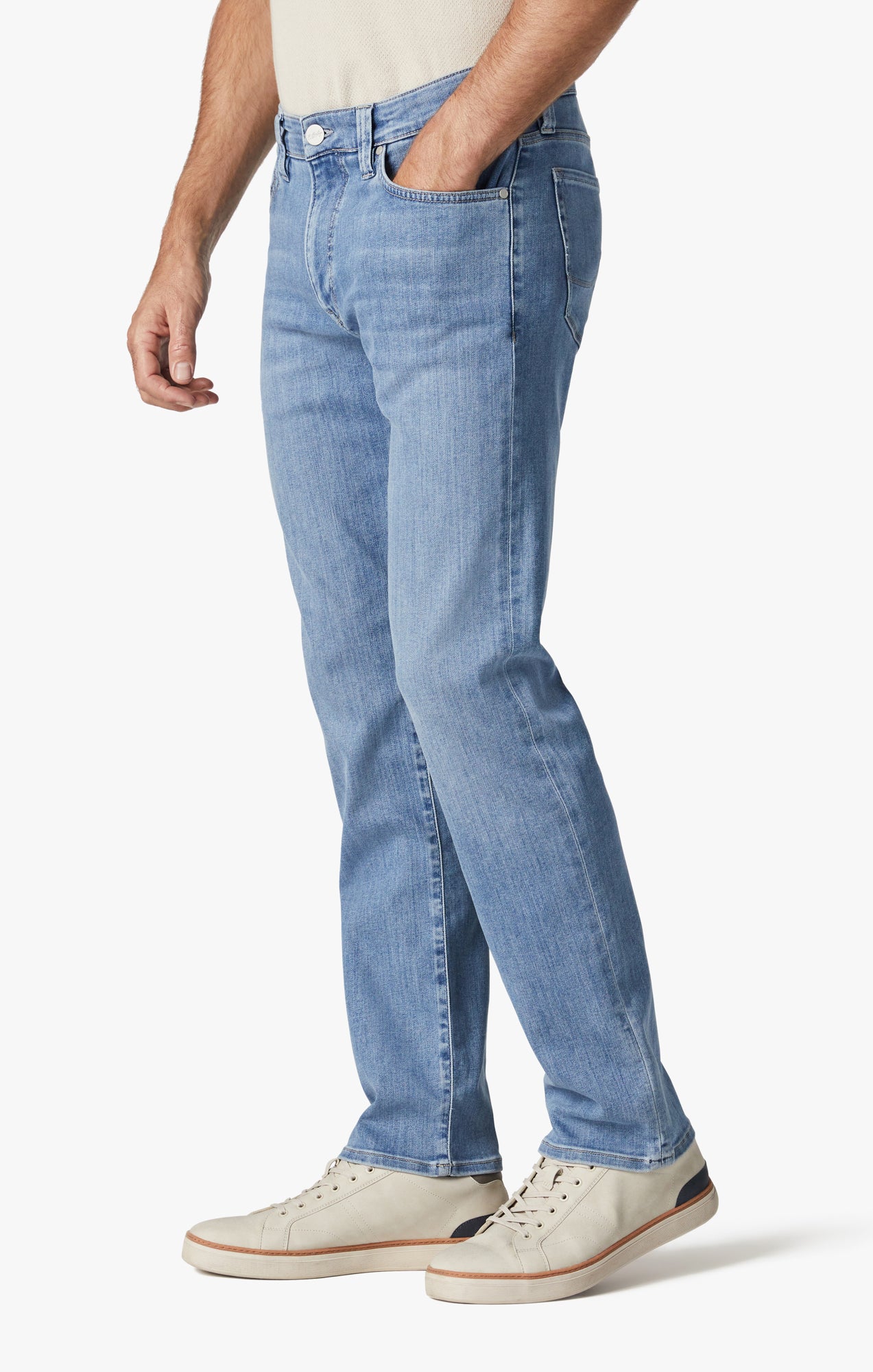 Members Mark Men's Jeans Costco 38x34 Regular Fit Straight Leg Denim Medium  Wash