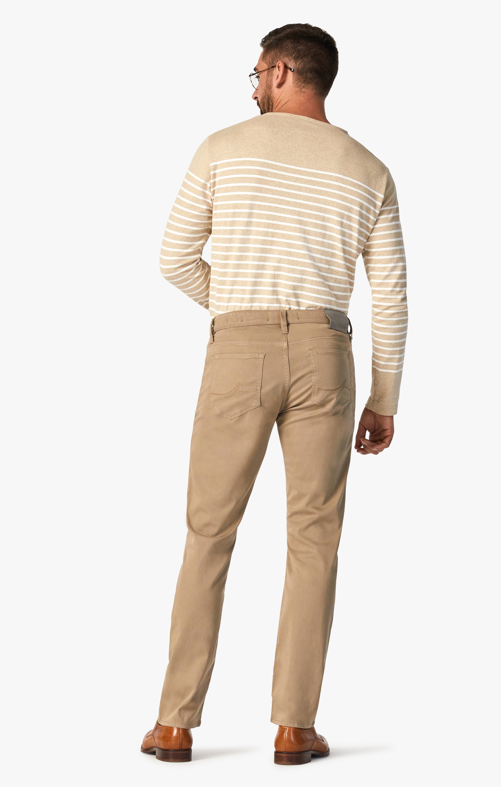 Courage Straight Leg Pants In Roasted Cashew Twill Image 3