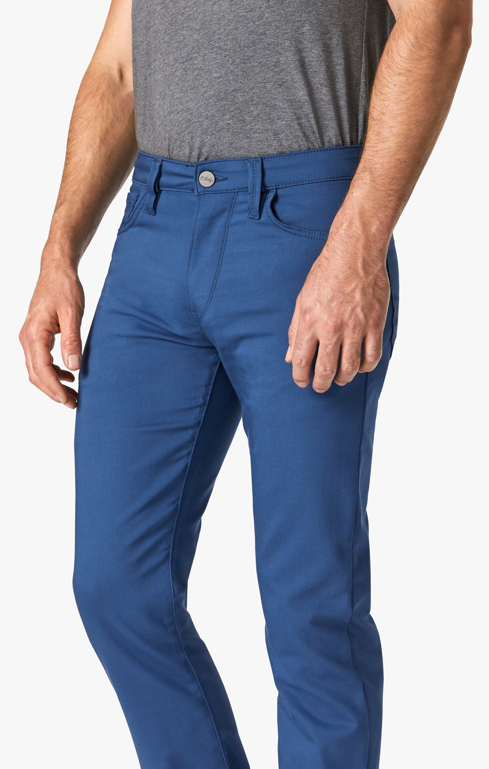 Courage Straight Leg Jeans in Cobalt Commuter Image 6