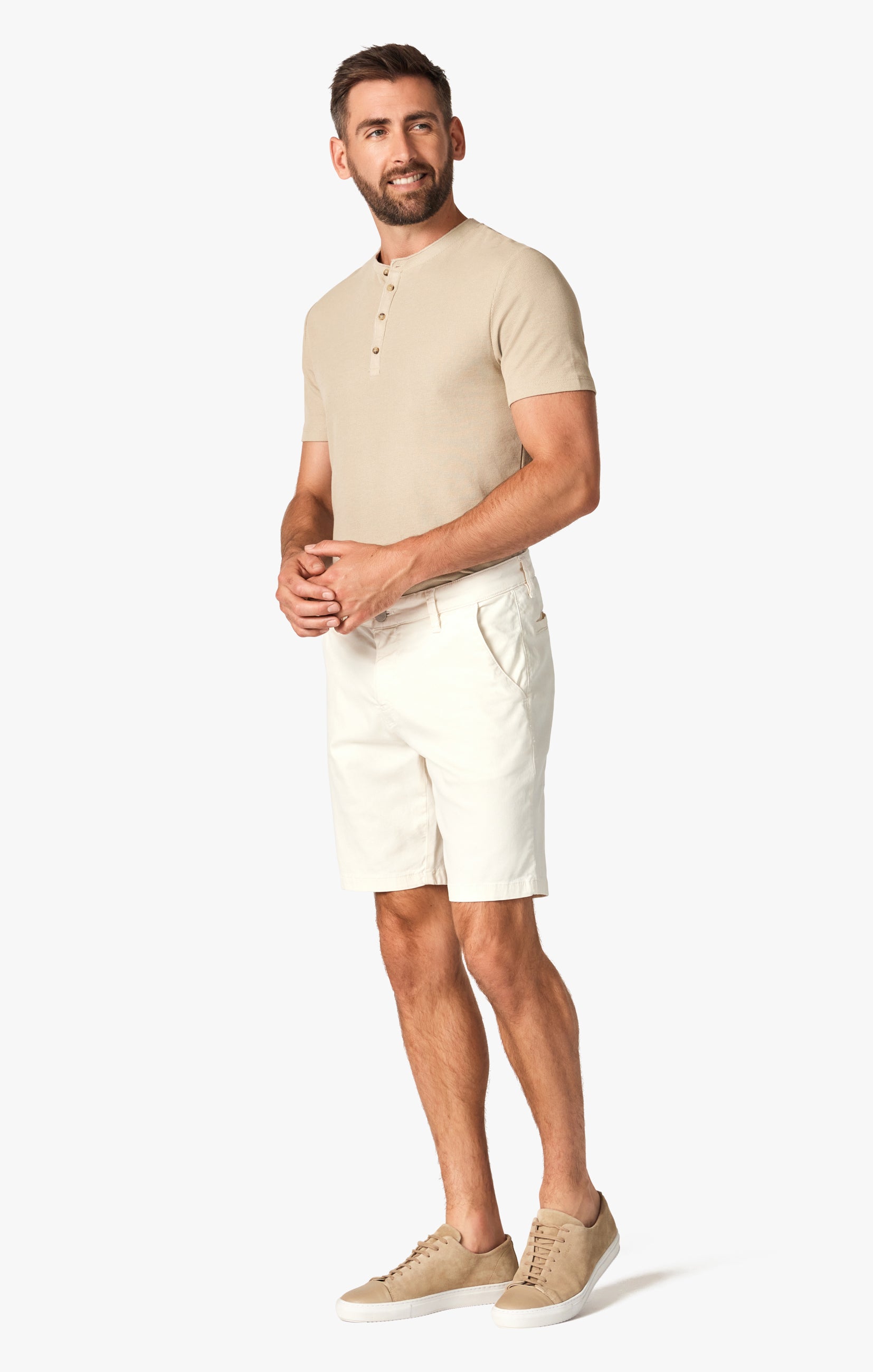 Arizona Shorts In Coconut Milk Soft Touch Image 4