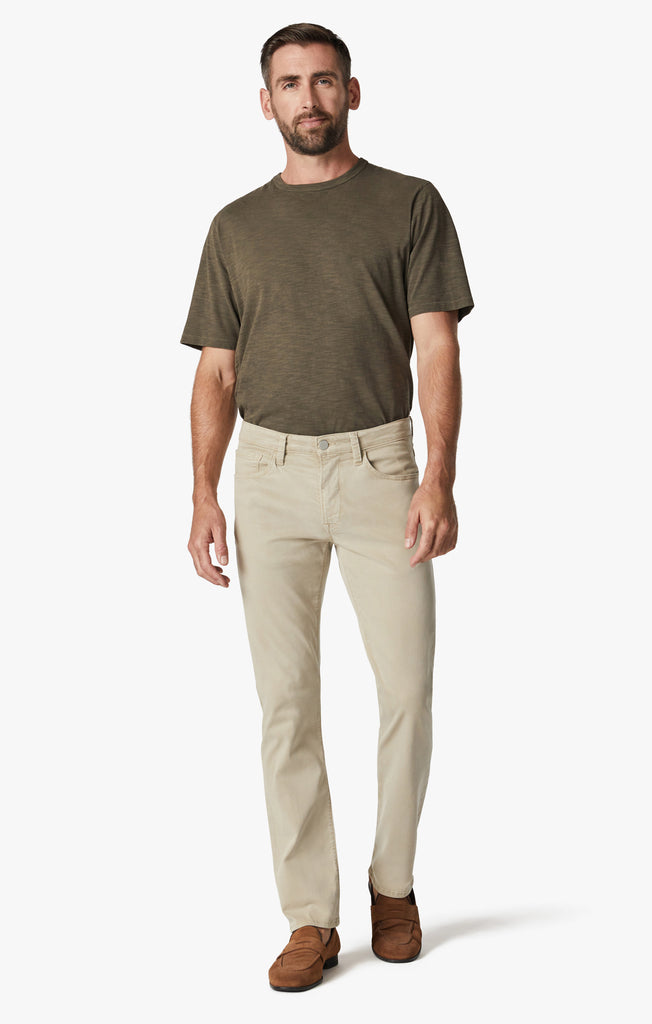 Charisma Relaxed Straight Pants In Aluminum Twill