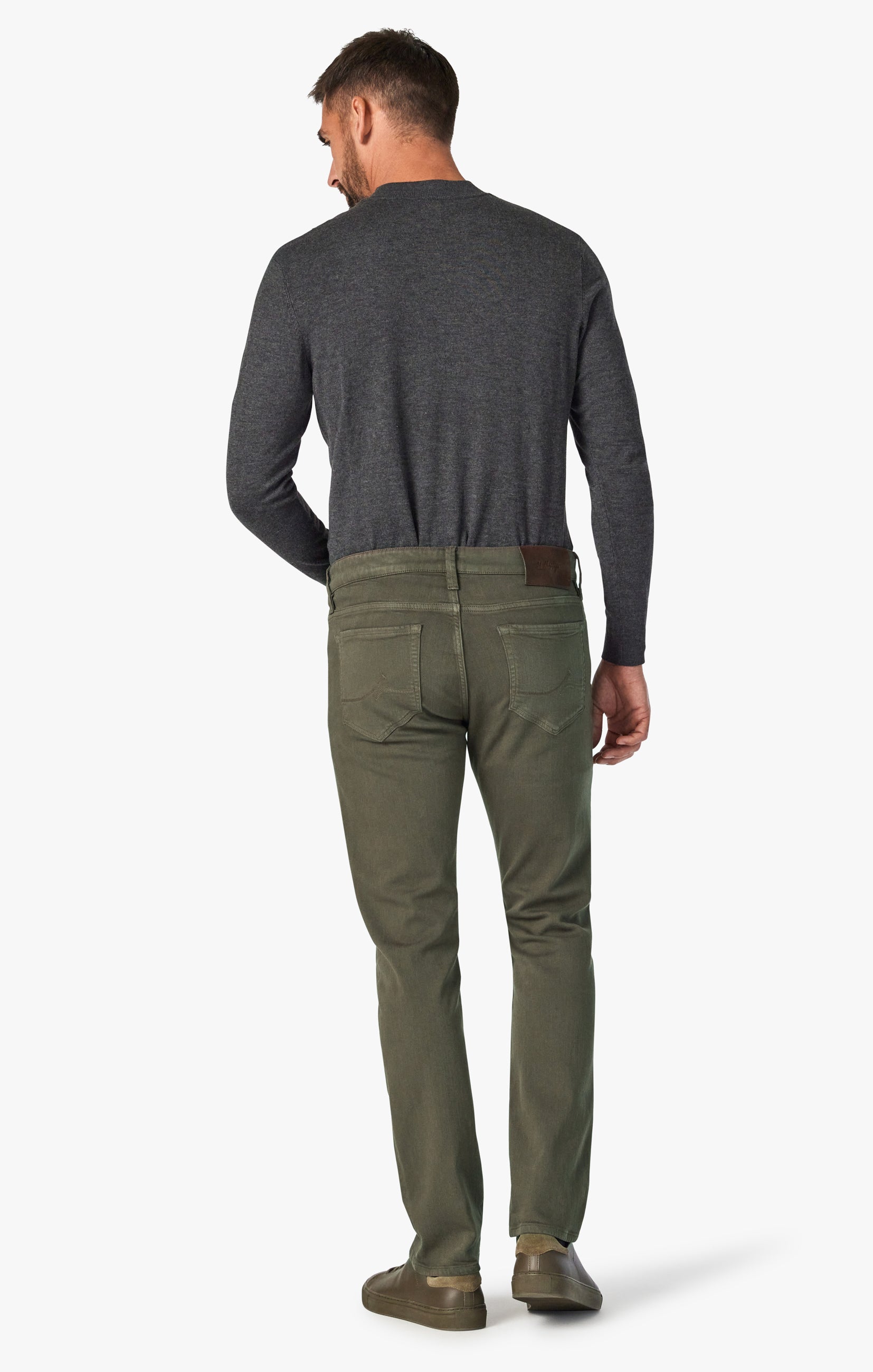 Charisma Classic Fit Pants in Green Comfort Image 3