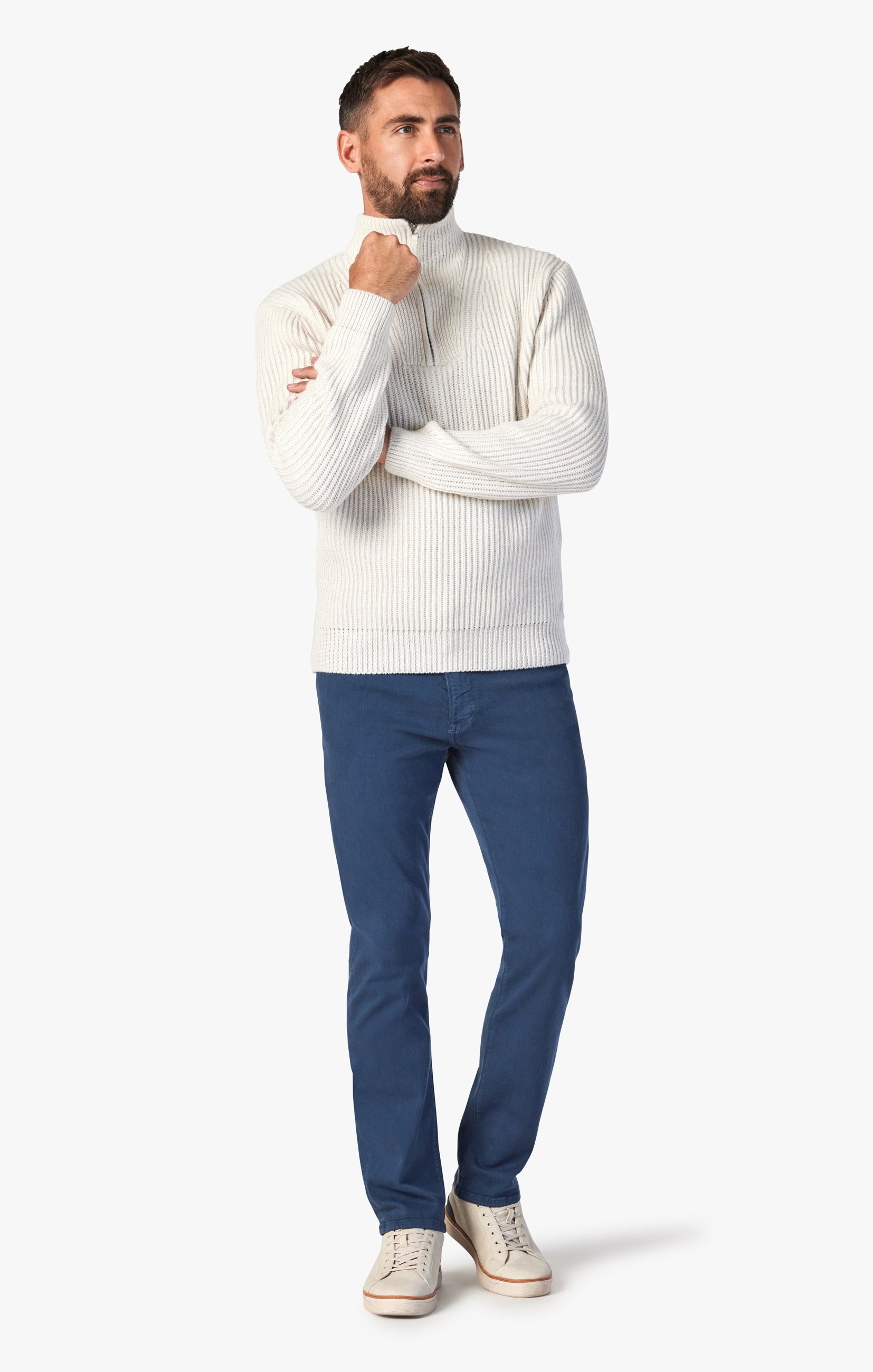 Courage Straight Leg Pants In Blue Comfort Image 1