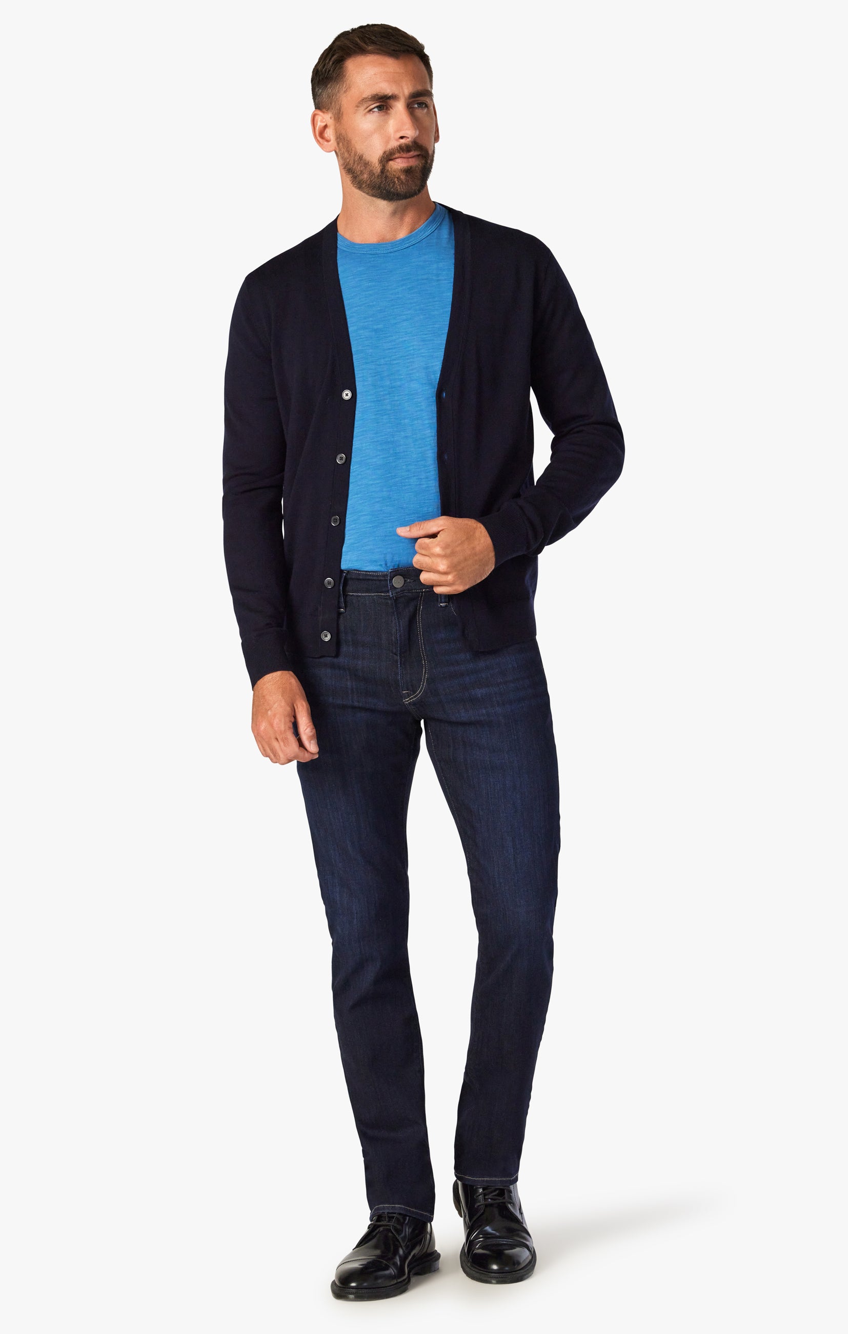 Courage Straight Leg Jeans In Deep Refined Image 1