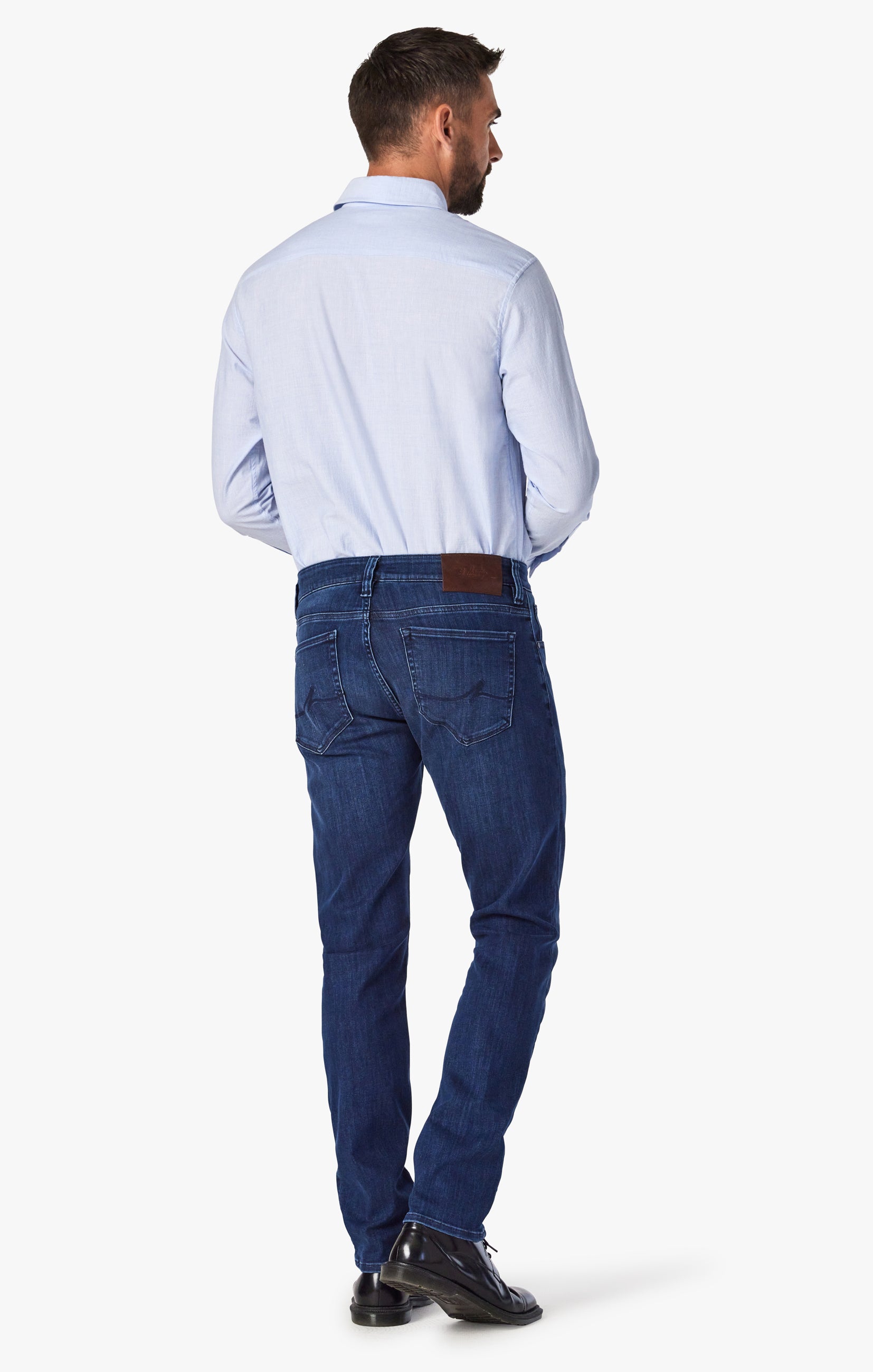 Cool Tapered Leg Jeans In Mid Indigo Urban