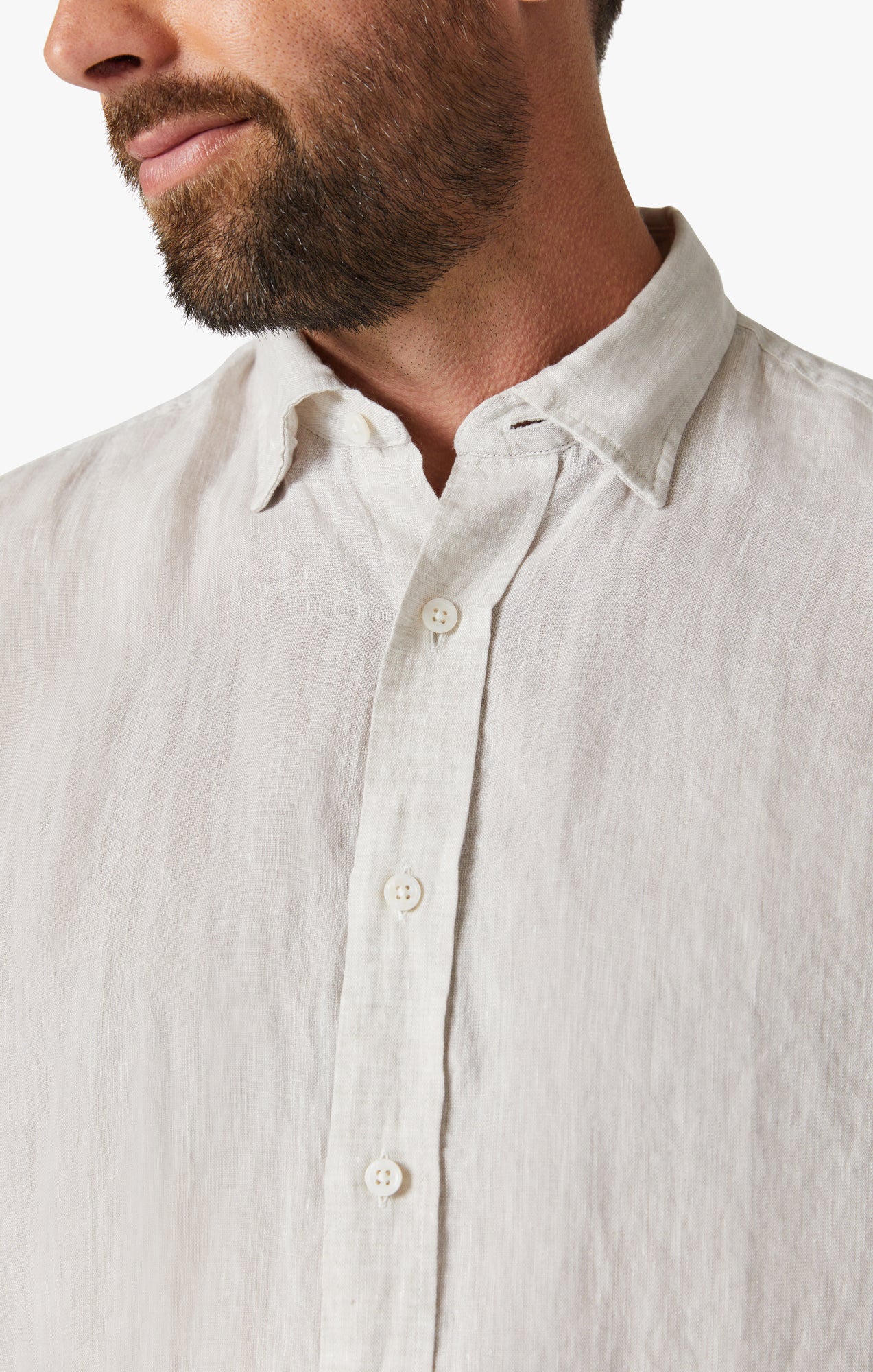 Linen Chambray Shirt in Simply Taupe