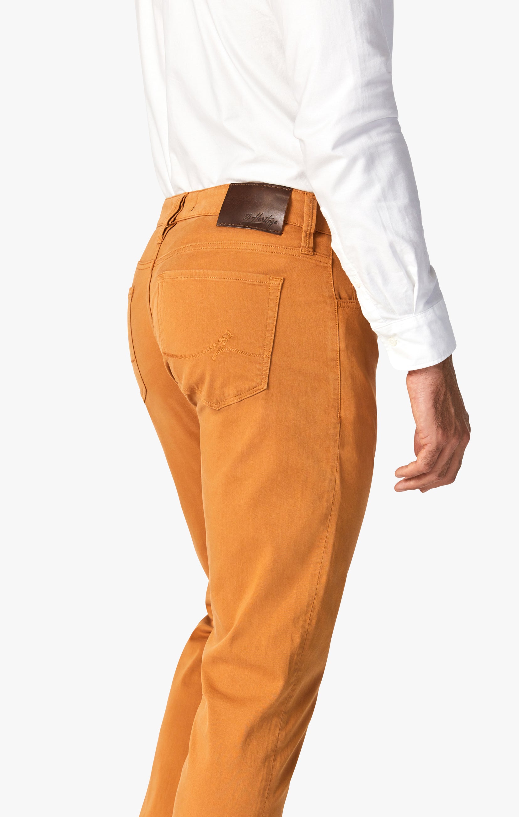 Cool Tapered Leg Pants In Almond Twill Image 2