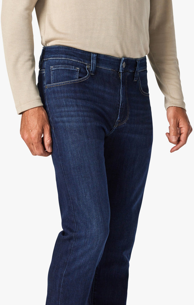 Cool Tapered Leg Jeans In Dark Brushed Refined