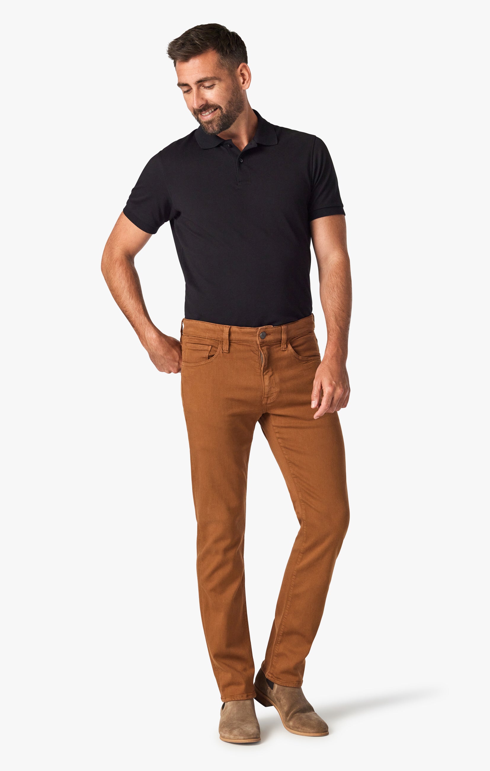 Cool Tapered Leg Pants In Copper Comfort Image 1